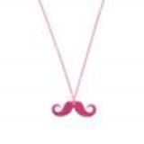 Collier femme, Coeur en strass, XS-2259 Fuchsia - 3965-32861