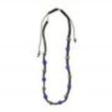 Collier shamballa, AOH-53 Noir-bleu - 1524-32880