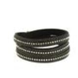 Bracelet wrap chaines AMAPOLA Noir - 9956-32998