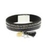 Bracelet strass à charms OCEA Noir - 9957-33003