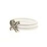 Bague céramique LAURYS Blanc - 9962-33098