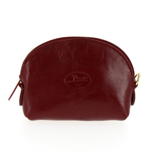 Porte monnaie en cuir AMYNATA Rouge - 9902-33238