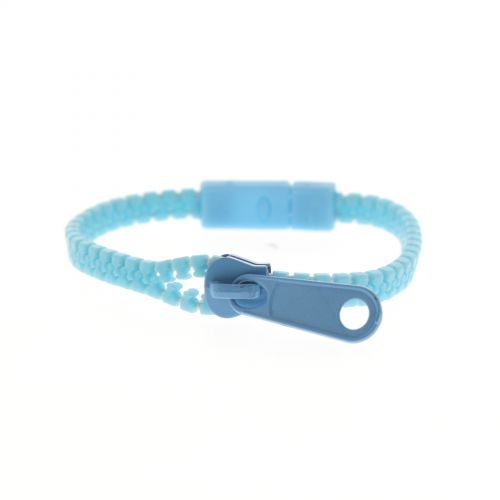 Bracelet fantaisie en ZIP Bleu - 4828-33385