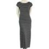 Robe dos ouvert, 8256 Blanc Noir - 10001-33533