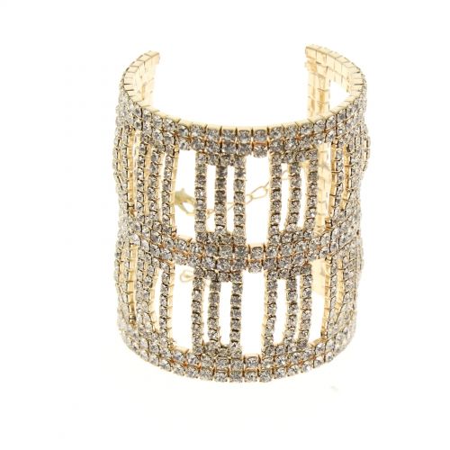 Bracelet manchette strass ZULA