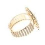 Bracelet manchette soleil 6431 Argent Golden - 6431-33719