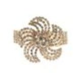 Bracelet manchette fleurs 6439 Or Golden - 6440-33726