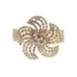 Bracelet manchette fleurs 6439 Or Golden - 6440-33726