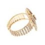 Bracelet manchette fleurs 6439 Or Golden - 6440-33727