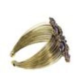 Bracelet fleur, 6030 Noir Violet - 6034-33759