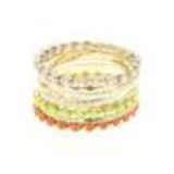 Bracelets 10 bangles Doré (Blanc) - 4956-33771