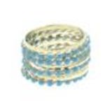 Bracelets 10 bangles Bleu - 4956-33772