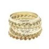 Bracelets 10 bangles Beige - 4956-33776