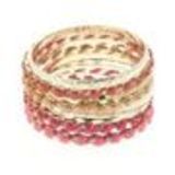 Bracelets 10 bangles Fuchsia - 4956-33778