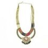 Collier perles bronze ASMINA Marron - 10046-34392