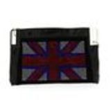 Sac pochette english Flag ANAIS Noir - 10053-34458