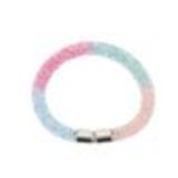 Bracelet double tours similicuir 3350 Vert fluo Multicouleur - 9445-34557