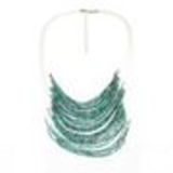 Collier perles ENORA Multicouleur-vert - 10068-34612