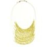 Collier perles ENORA Jaune - 10068-34616