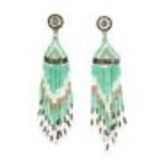 Earrings Roukia Green - 10076-34741