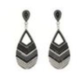 Earrings Roukia Black - 10093-34862