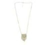 Sautoir sac et perles LAURE-SOPHIE Beige - 10101-34926