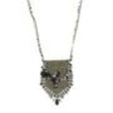 Collier femme, Coeur en strass, XS-2259 Negro - 10101-34931