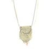 Collier femme, Coeur en strass, XS-2259 Beige - 10101-34933