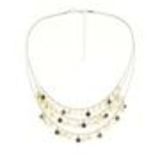 LEINA Rhinestone necklace Yellow - 10103-34952