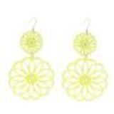 Boucles d'oreilles pendants à perles et strass, 9108 Doré Jaune - 10116-35156