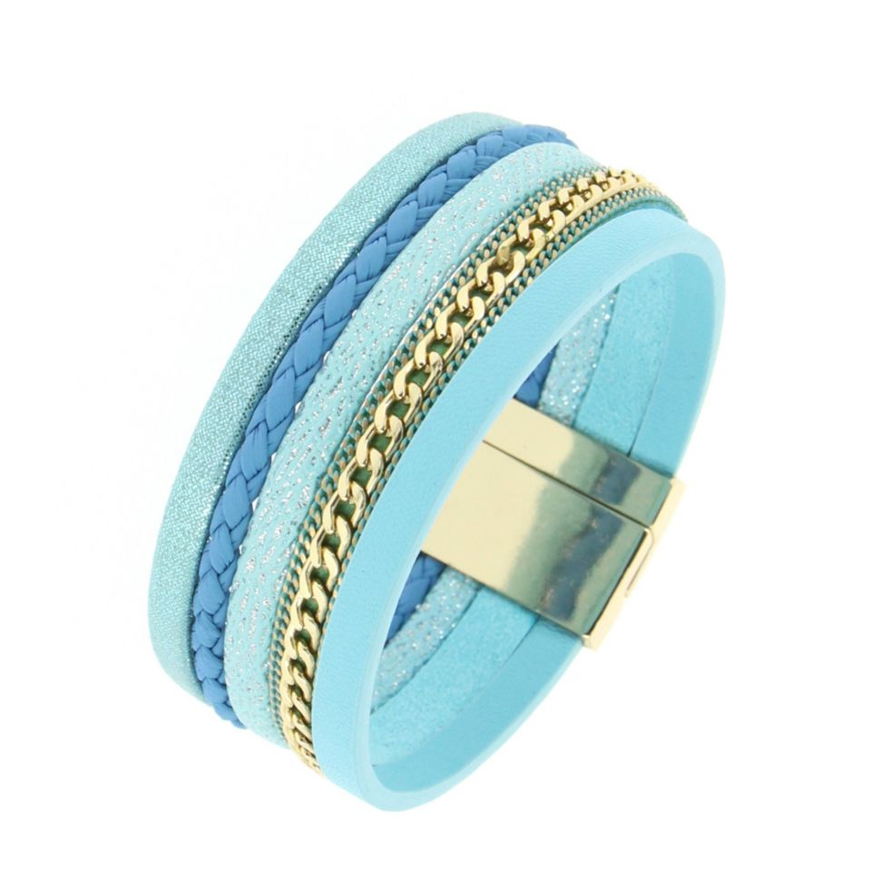 Bracelet manchette ANNYVONNE Bleu - 10119-35237