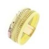 Bracelet manchette ANNYVONNE Jaune - 10119-35238