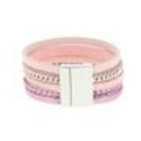 Bracelet manchette ANNYVONNE Rose - 10119-35244