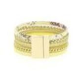 Bracelet manchette ANNYVONNE Jaune - 10119-35247