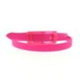 Ceinture Silicone Couleur bleu cyan Fuchsia - 4062-35939