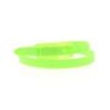 Ceinture silicone 2 cm adjustable Vert fluo - 4062-35949