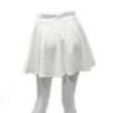 jupe grand rayures, 8412 Noir-Blanc Blanc - 10013-36040