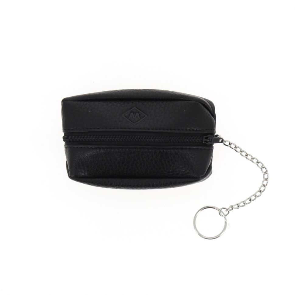 CALYSTA leather zip wallet Black - 9839-36111