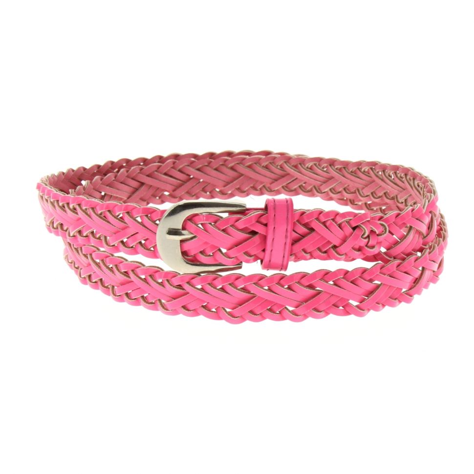 Ceinture tressé 2 cm FREYIA Fuchsia - 4406-36115