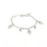 Bracelet la main de Fatima et strass, M06-903B Or Argent - 7369-36139