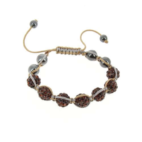 Shamballa bracelet 7 pearls, ADALINE