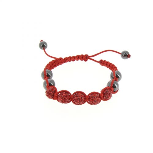 Shamballa Armband 5 Perlen, ENALIE