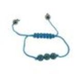 AOH-78 Noir bracelet Azure blue - 1590-36181