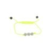 AOH-78 Noir bracelet Neon Yellow - 1590-36185