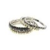 Bracelet extensible Strass XL SWANNY Gris (Noir) - 4052-36199