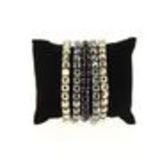 Bracelet extensible Strass XL SWANNY Gris (Noir) - 4052-36202