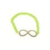 Bracelet élastique symbole infini, 3984 vert fluo Vert - 3991-36225