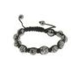 Bracelet Shamballa 9, AOH-39 Noir-gris - 1556-36272