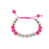 Bracciale Shamballa 5 perline, LUA