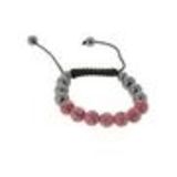 Bracelet shamballa AOH-34 bis Rose - 2430-36316